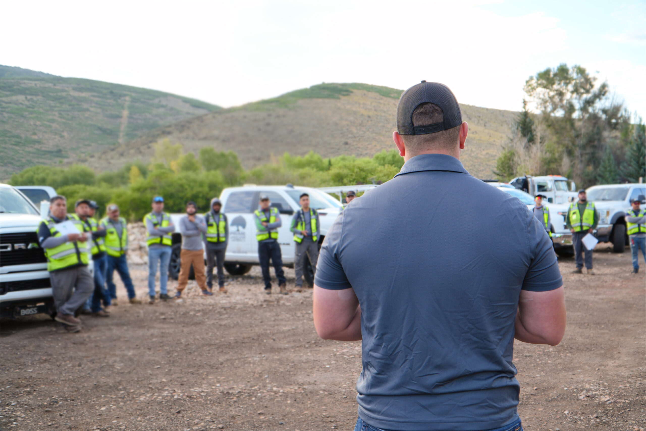 Prime Landscaping team meeting